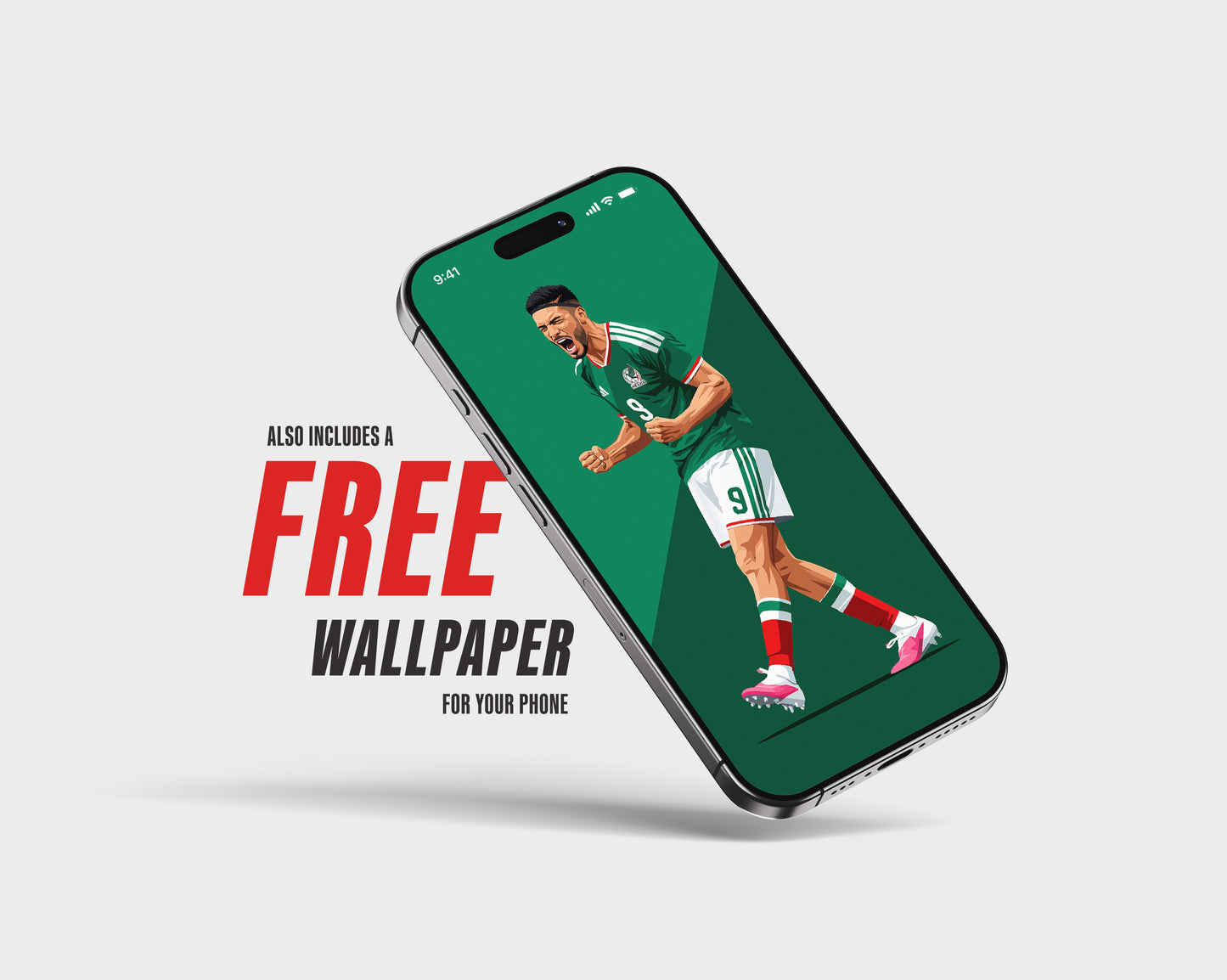 Raul Jimenez (Mexico) Poster