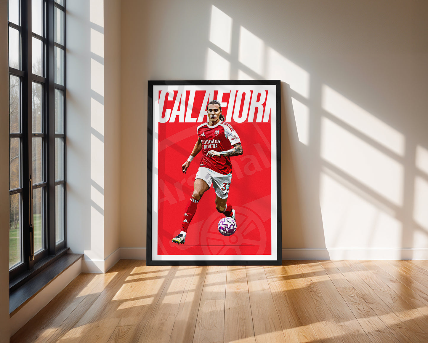 Riccardo Calafiori 25/26 4K (Home) Poster