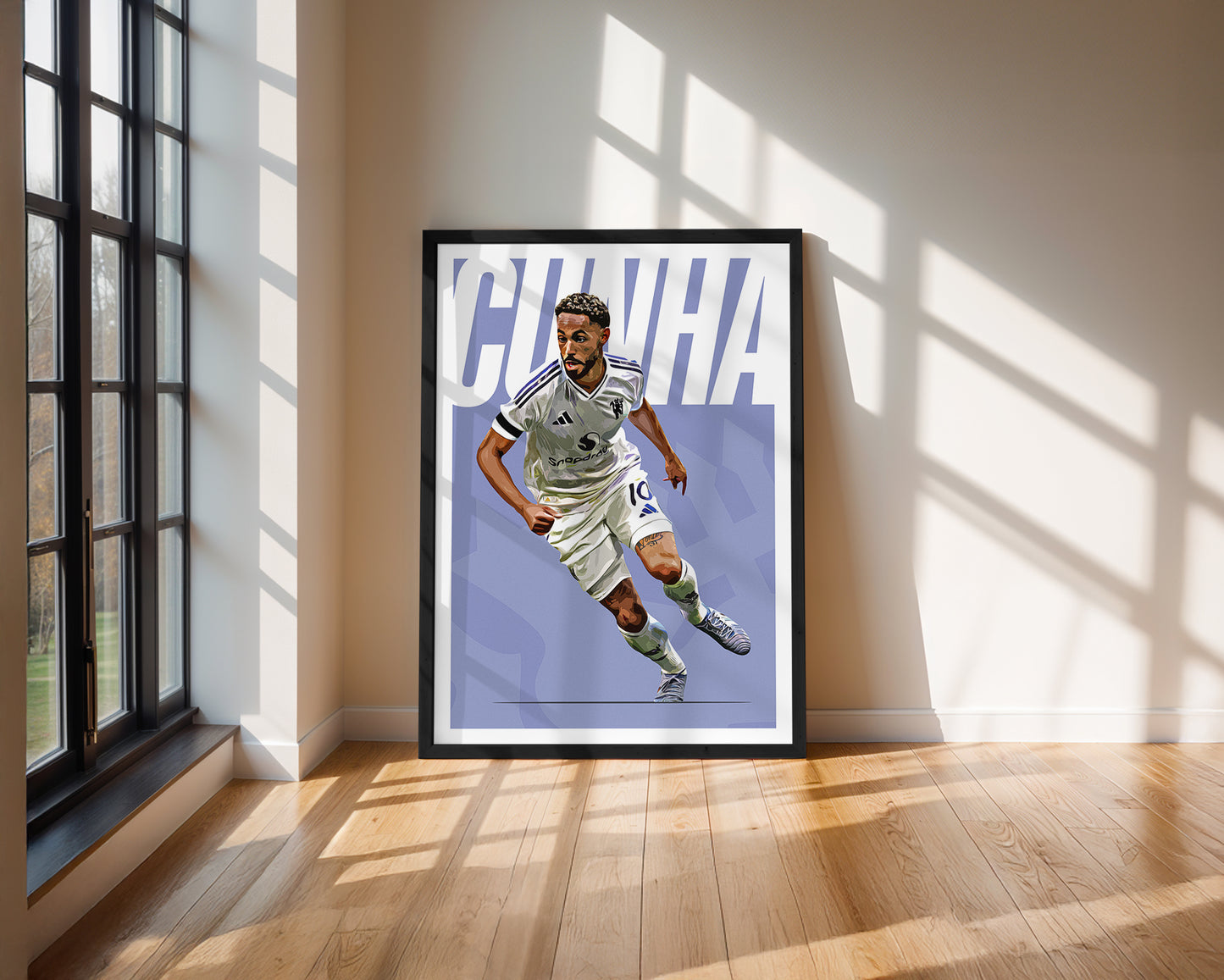 Matheus Cunha 25/26 4K (Away) Poster