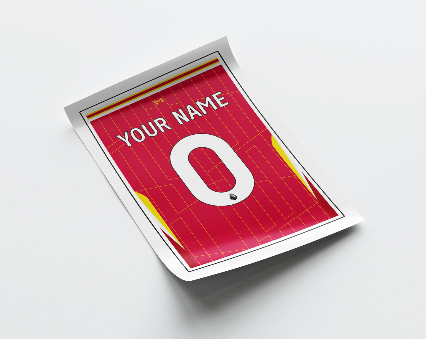 Liverpool Shirt 24/25 Customisable Poster