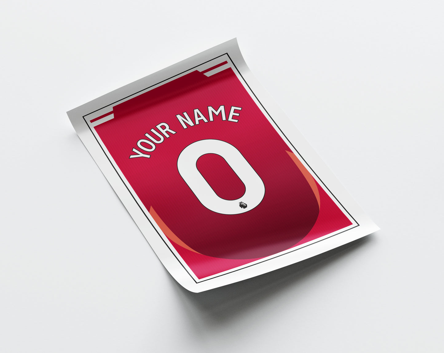 Manchester United Shirt 24/25 Customisable Poster