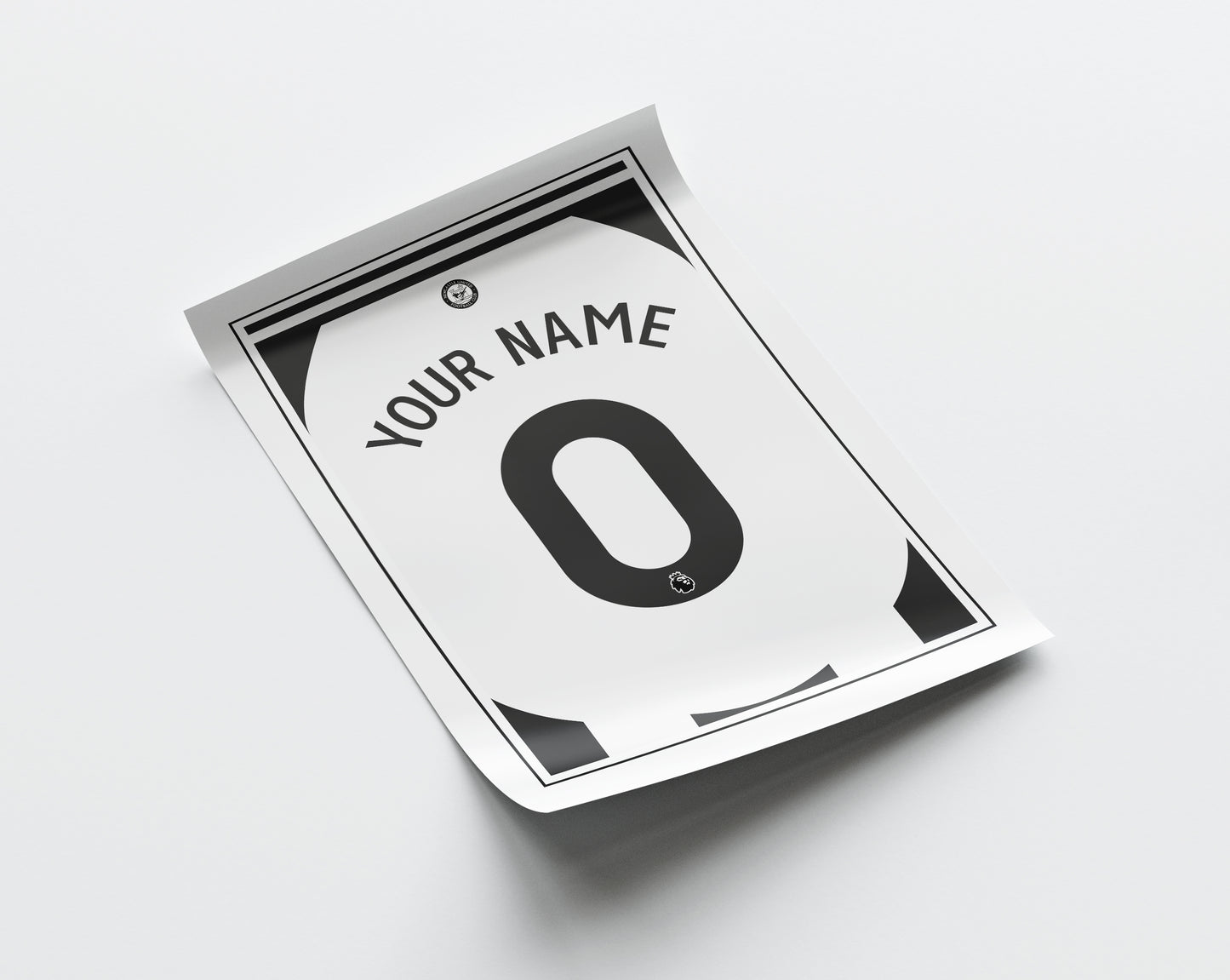 Newcastle United Shirt 24/25 Customisable Poster