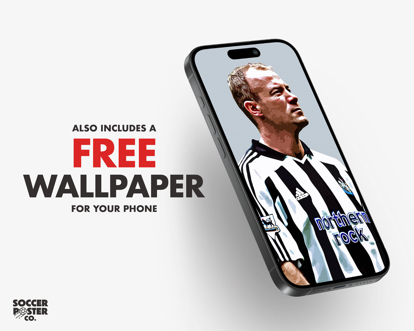 Alan Shearer Icon Poster