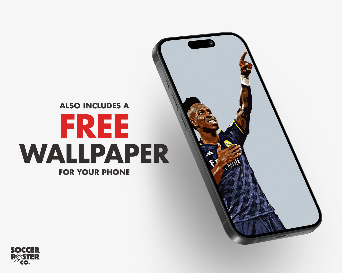 Vinicius Junior 4K Poster