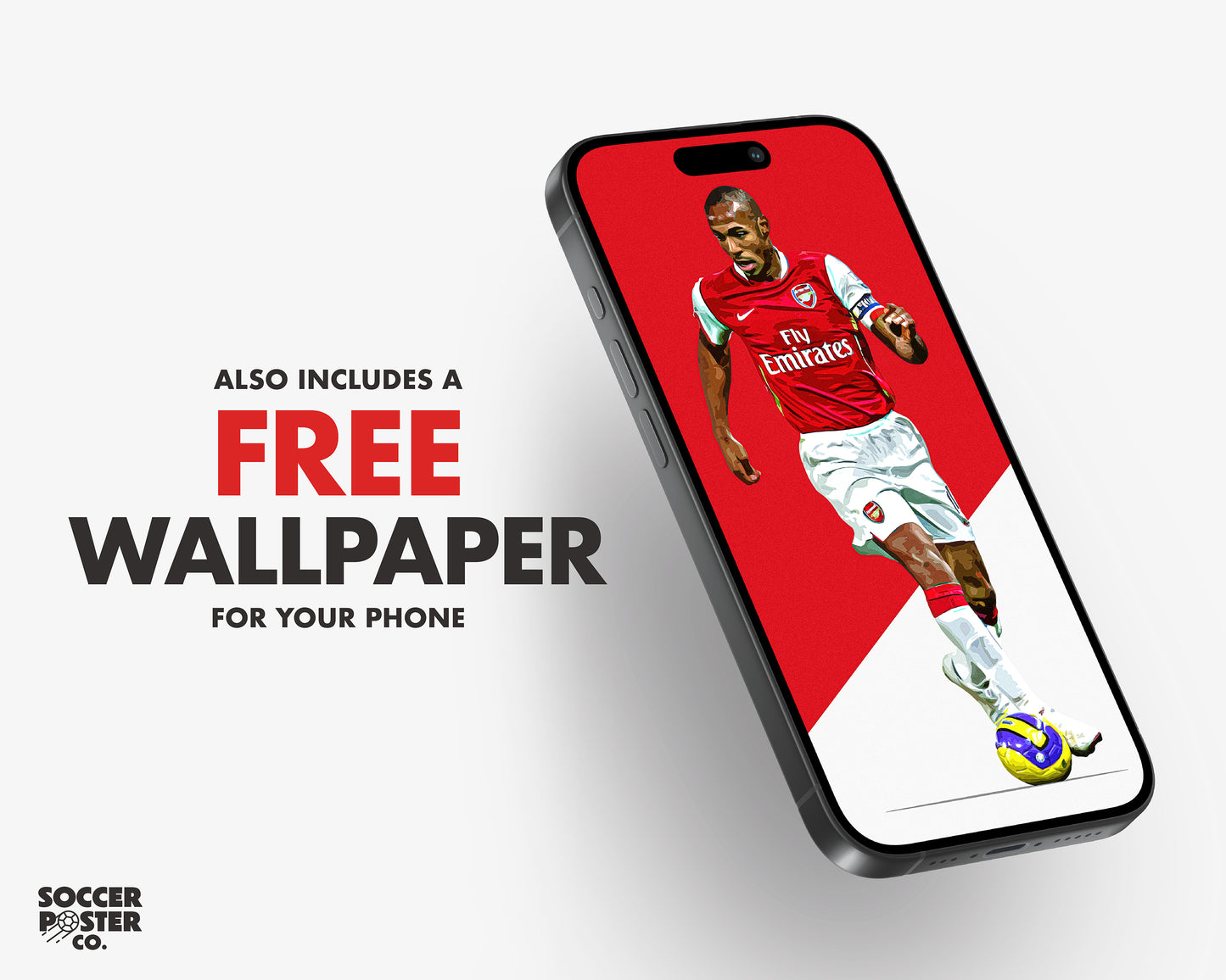 Thierry Henry 4K Icon Poster