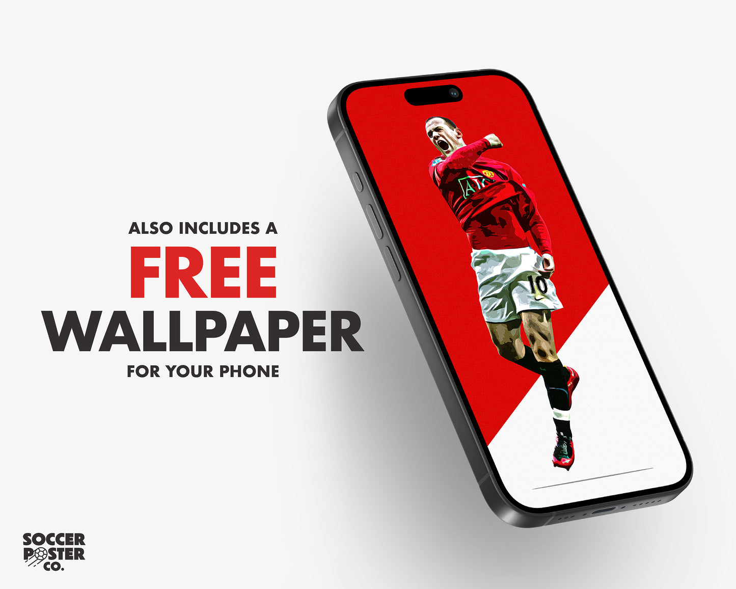 Wayne Rooney 4K Icon Poster