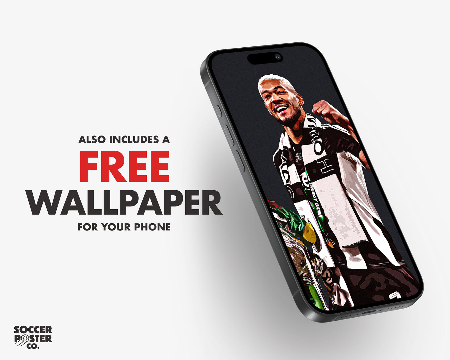 Joelinton 24/25 4K Carabao Cup Poster