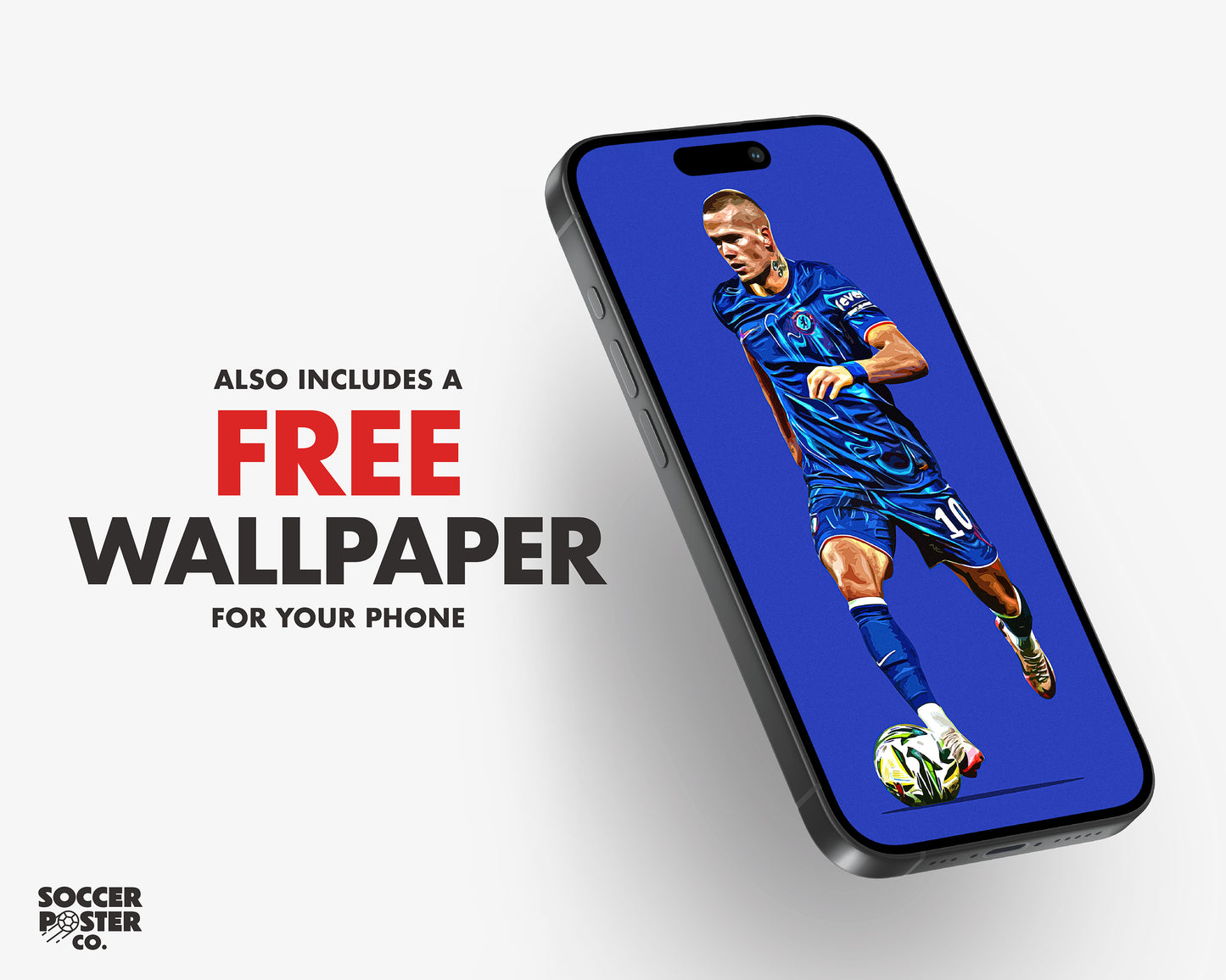 Mykhailo Mudryk 24/25 4K Poster