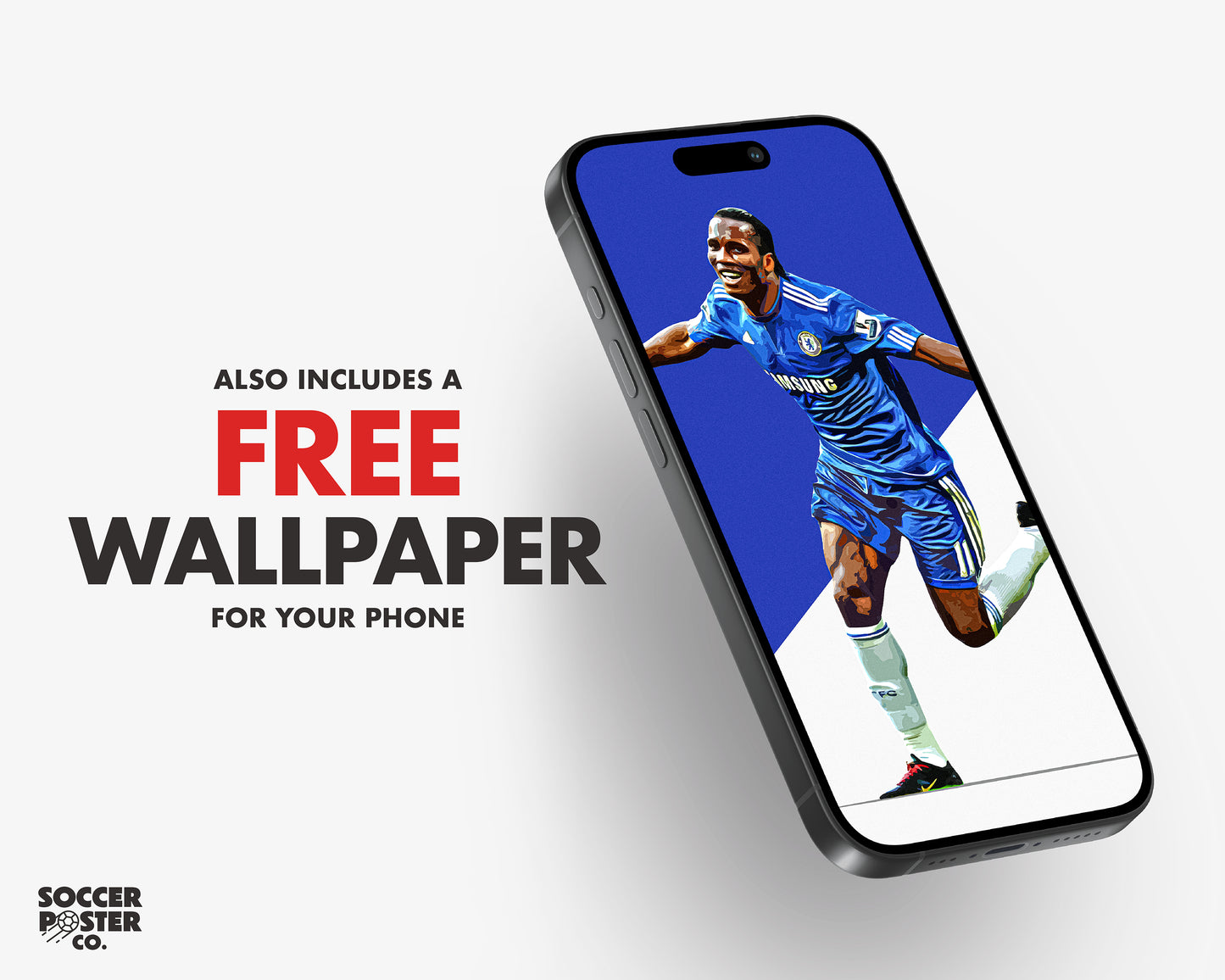 Didier Drogba 4K Icon Poster