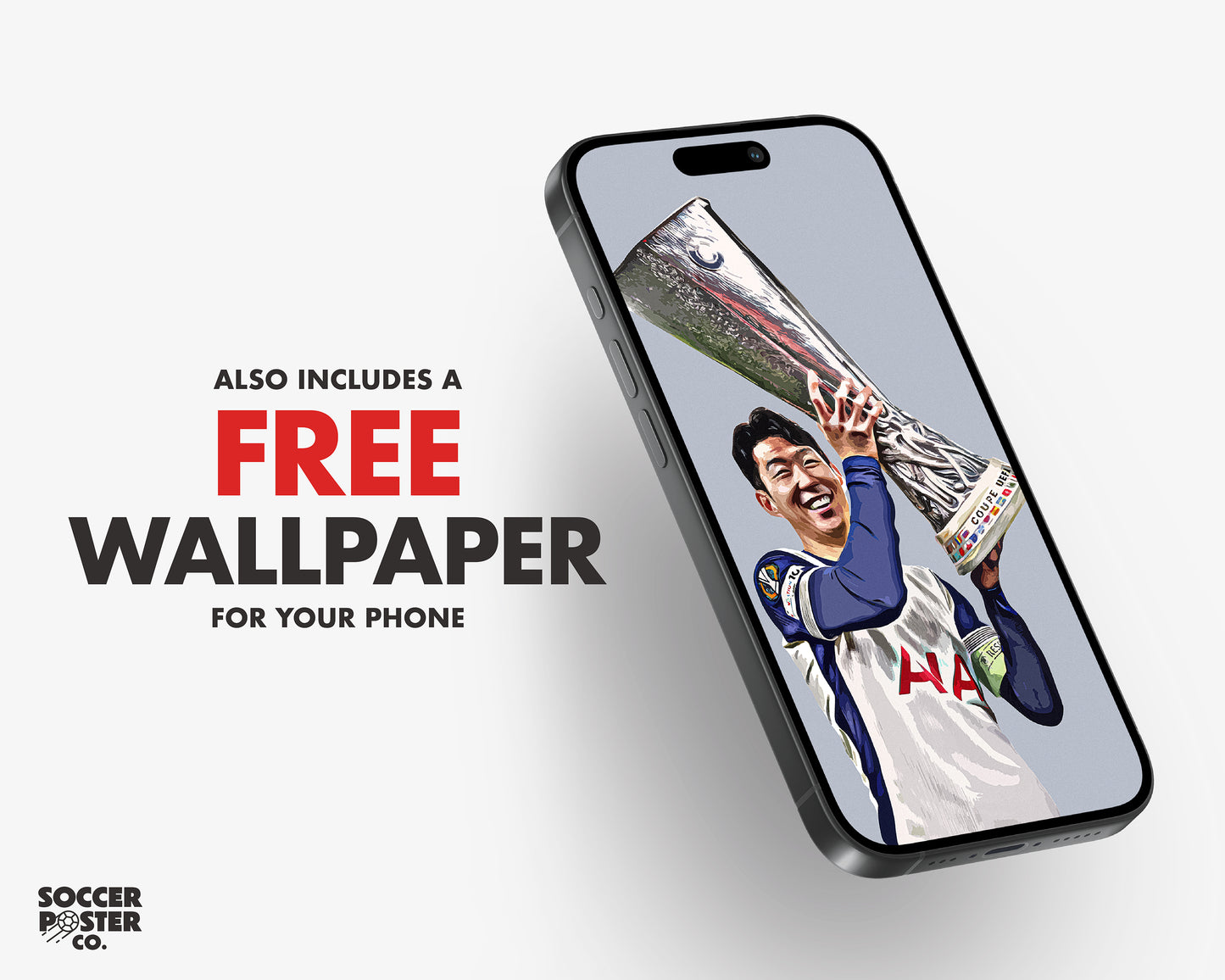 Son Heung-min 24/25 Europa League 4K Poster