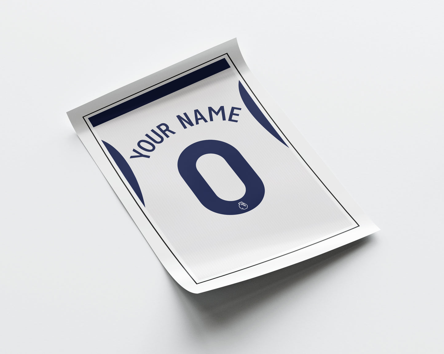 Tottenham Hotspur Shirt 24/25 Customisable Poster