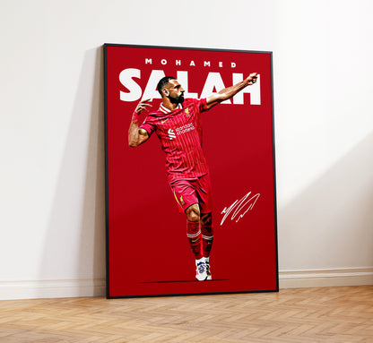 Mohamed Salah Celebration 24/25 4K Poster