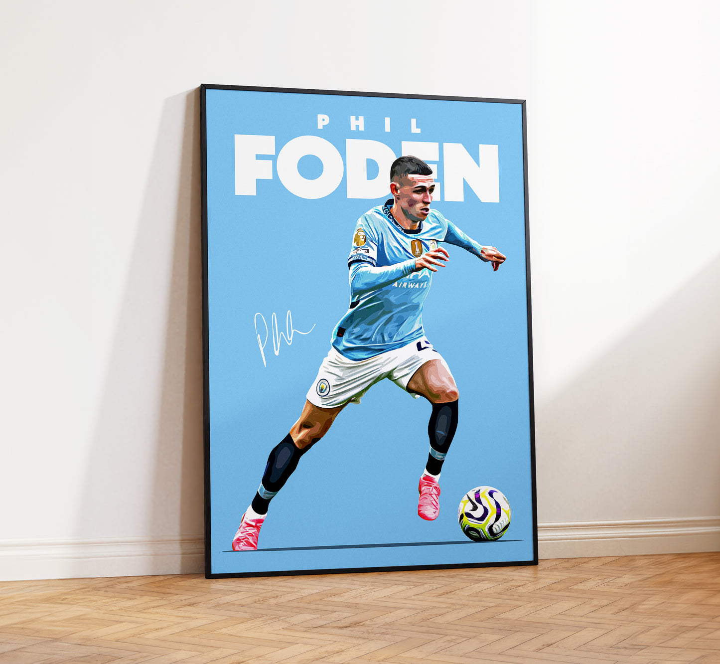 Phil Foden 24/25 4K Poster