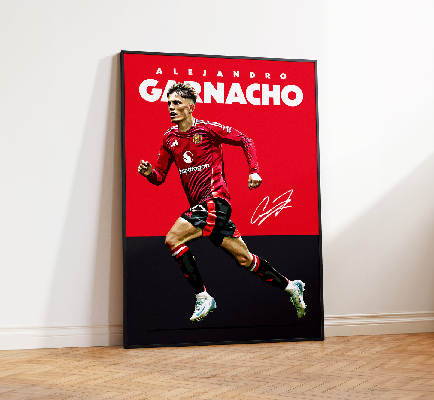 Alejandro Garnacho 24/25 4K Poster