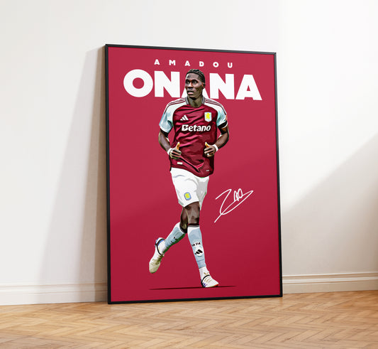 Amadou Onana 24/25 4K Poster