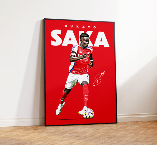 Bukayo Saka 24/25 4K Poster