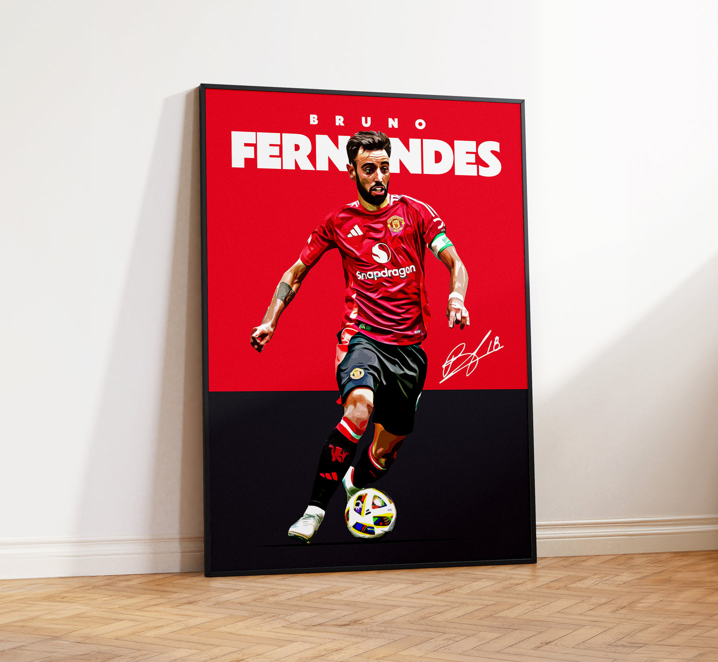 Bruno Fernandes 24/25 4K Poster