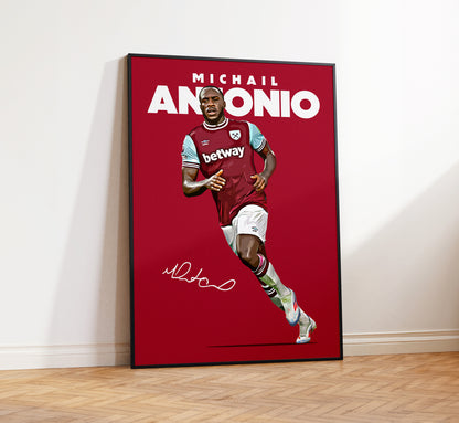 Michail Antonio 24/25 4K Poster