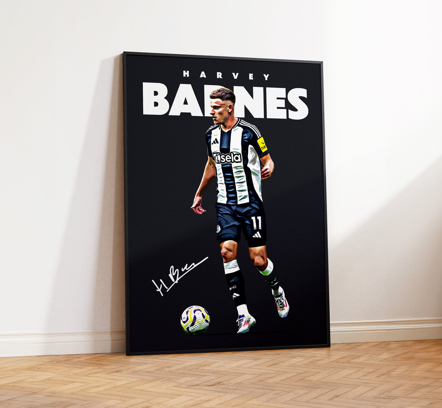 Harvey Barnes 24/25 4K Poster