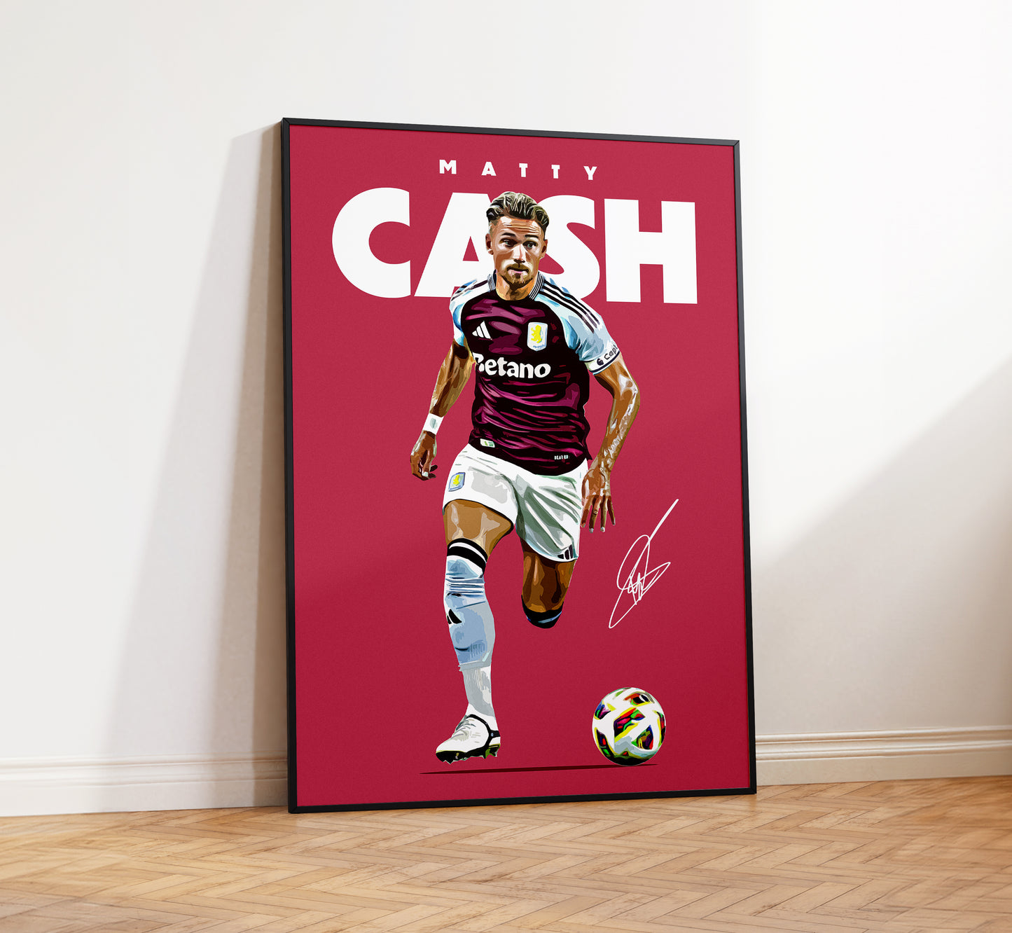 Matty Cash 24/25 4K Poster