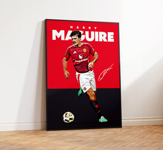 Harry Maguire 24/25 4K Poster