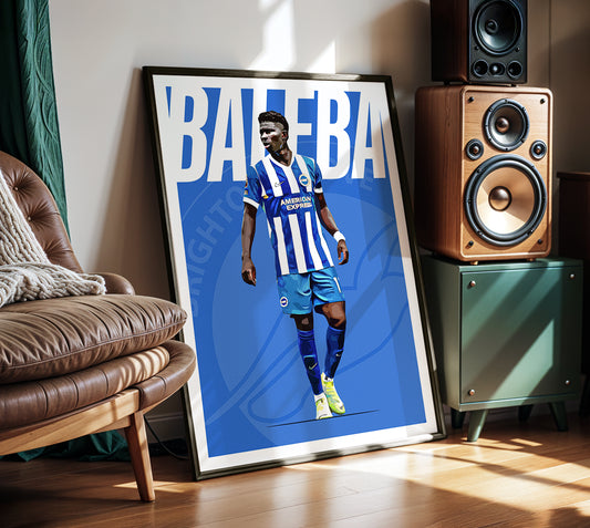 Carlos Baleba 25/26 4K (Home) Poster