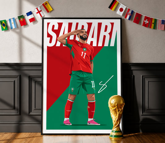 Ismael Saibari (Morocco) Poster