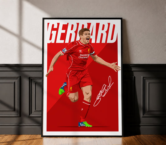 Steven Gerrard Poster