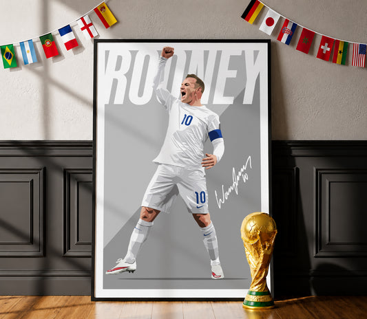 Wayne Rooney (England) 2016 Poster