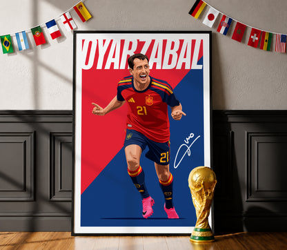 Mikel Oyarzabal (Spain) Poster