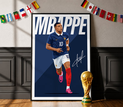 Kylian Mbappe (France) Poster
