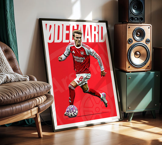 Martin Odegaard 25/26 4K (Home) Poster