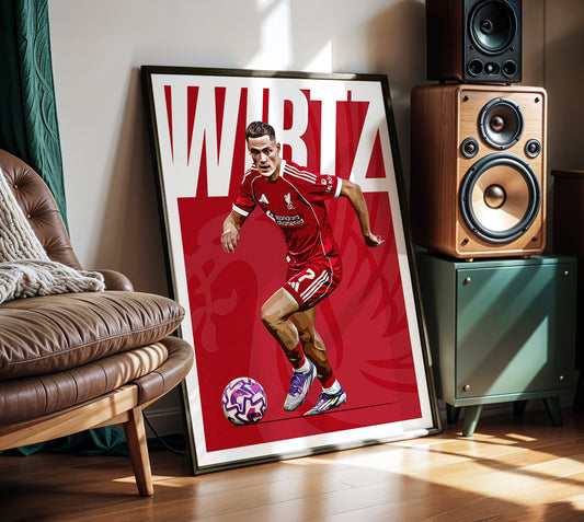 Florian Wirtz 25/26 4K (Home) Poster
