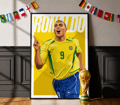 Ronaldo (Brazil) 2002 Poster