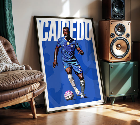 Moises Caicedo 25/26 4K (Home) Poster