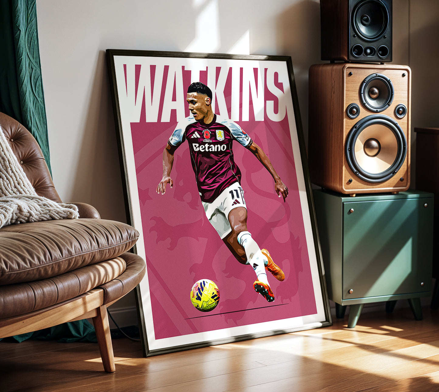 Ollie Watkins 25/26 4K (Home) Poster