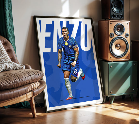 Enzo Fernandez 25/26 4K (Home) Poster
