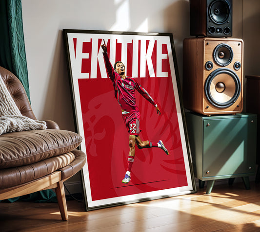 Hugo Ekitike 25/26 4K (Home) Poster