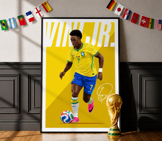 Vinicius Junior (Brazil) Poster