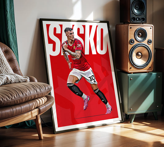 Benjamin Sesko 25/26 4K (Home) Poster