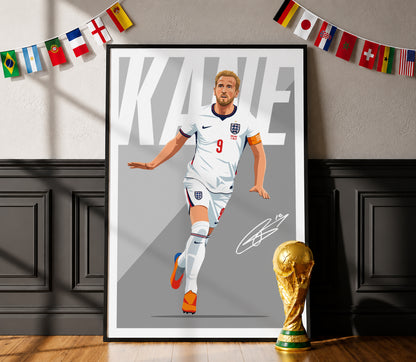 Harry Kane (England) Poster