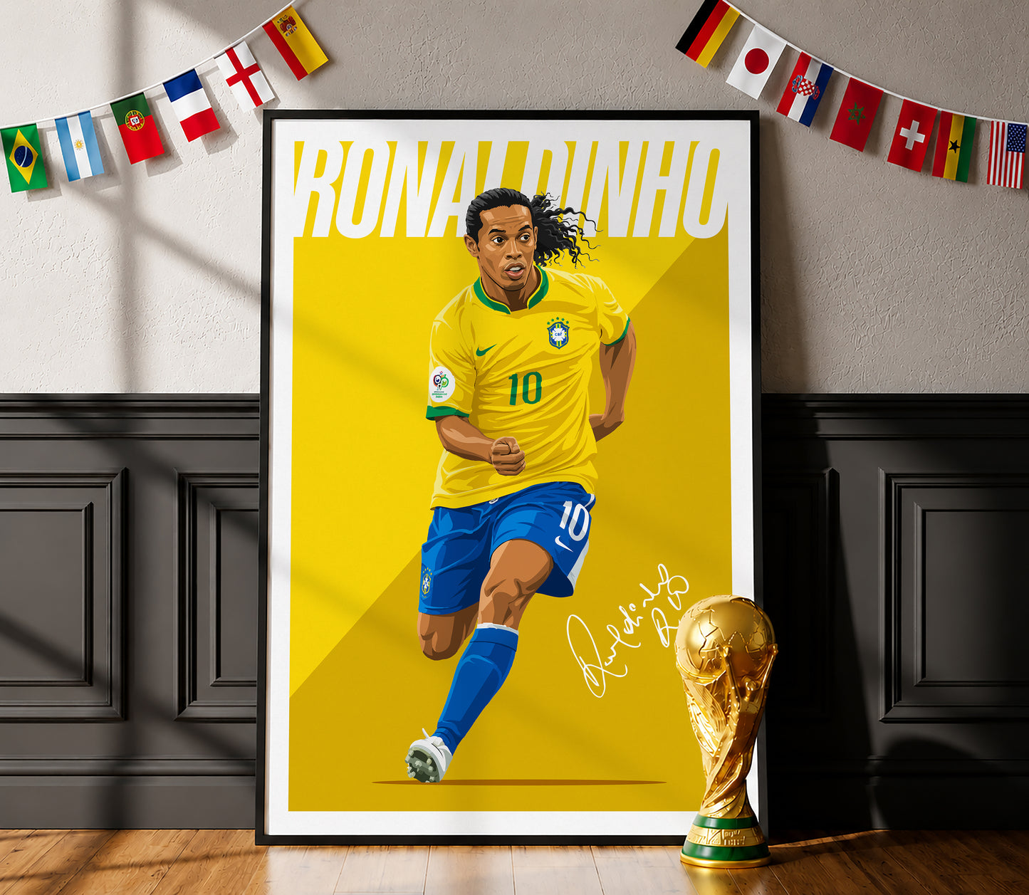 Ronaldinho (Brazil) Poster