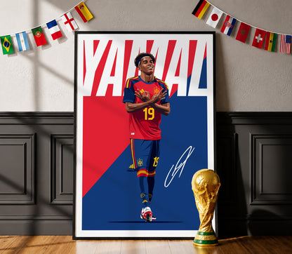 Lamine Yamal (Spain) Poster
