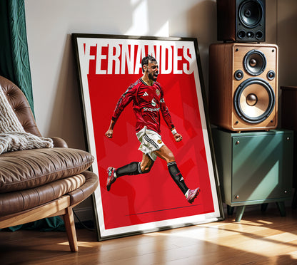 Bruno Fernandes 25/26 4K (Home) Poster