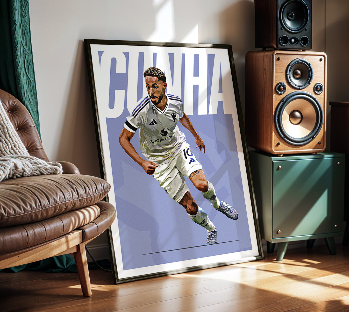 Matheus Cunha 25/26 4K (Away) Poster