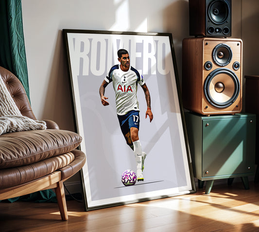 Cristian Romero 25/26 4K (Home) Poster