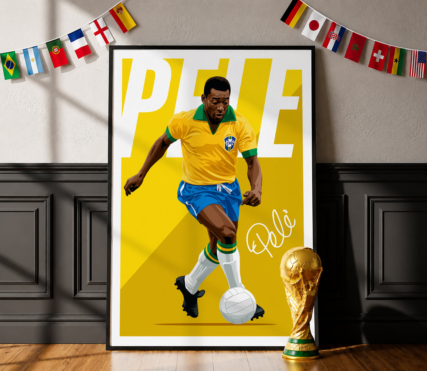 Pele (Brazil) 1966 Poster