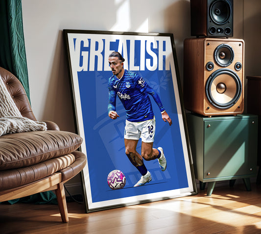 Jack Grealish 25/26 4K (Home) Poster