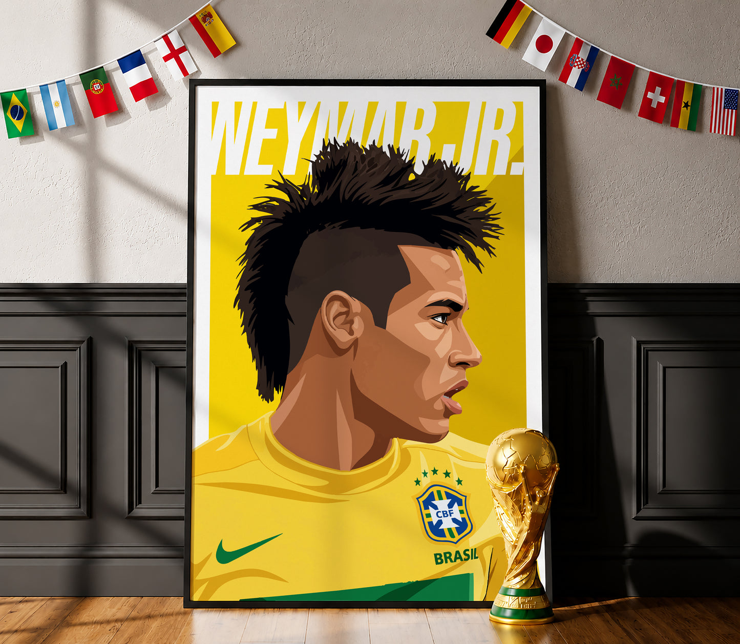 Neymar (Brazil) 2011 Poster