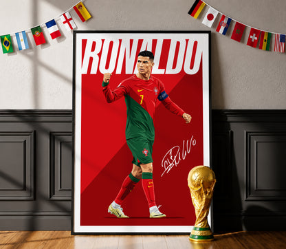 Cristiano Ronaldo (Portugal) Poster